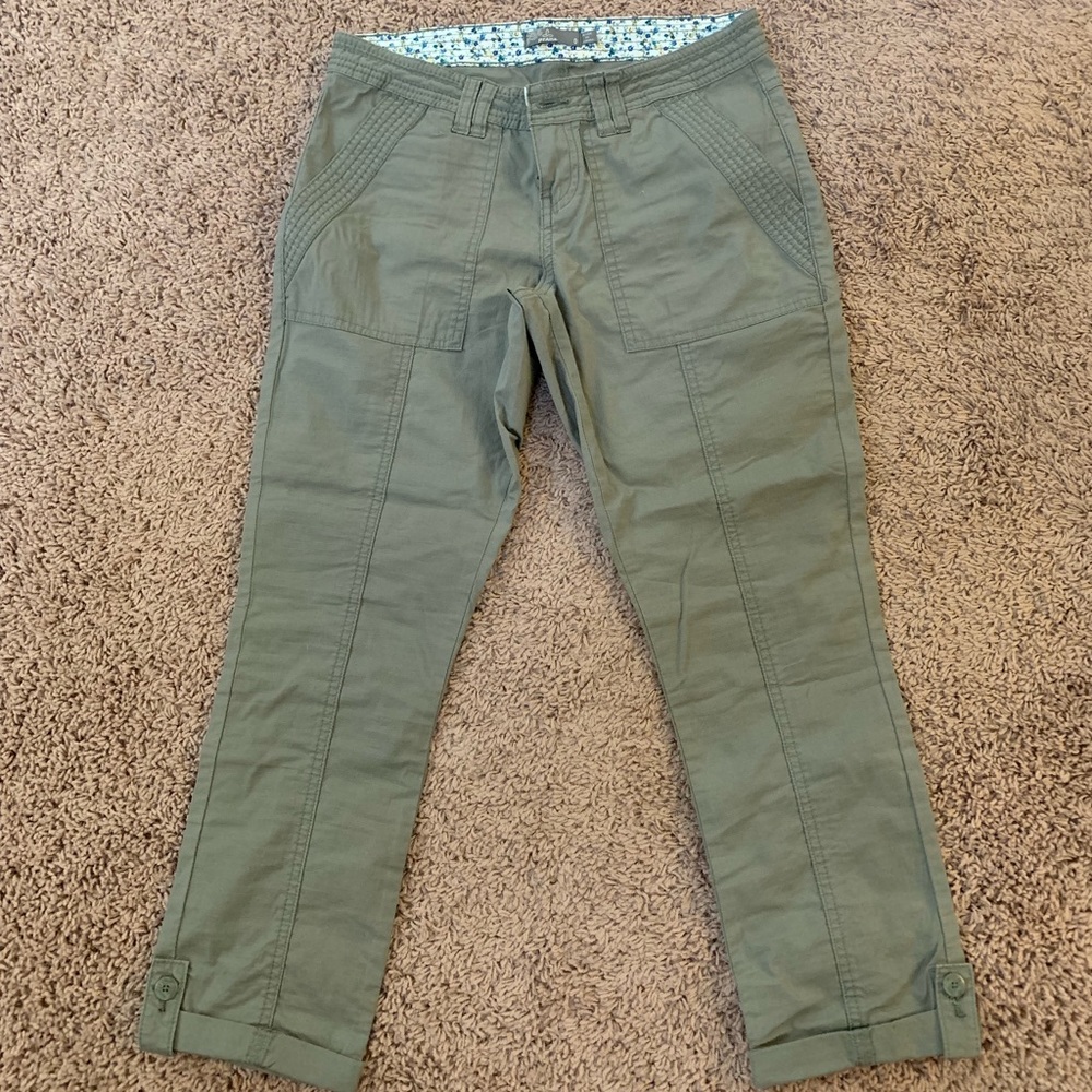 Prana Women’s Cropped Pants, Size 0